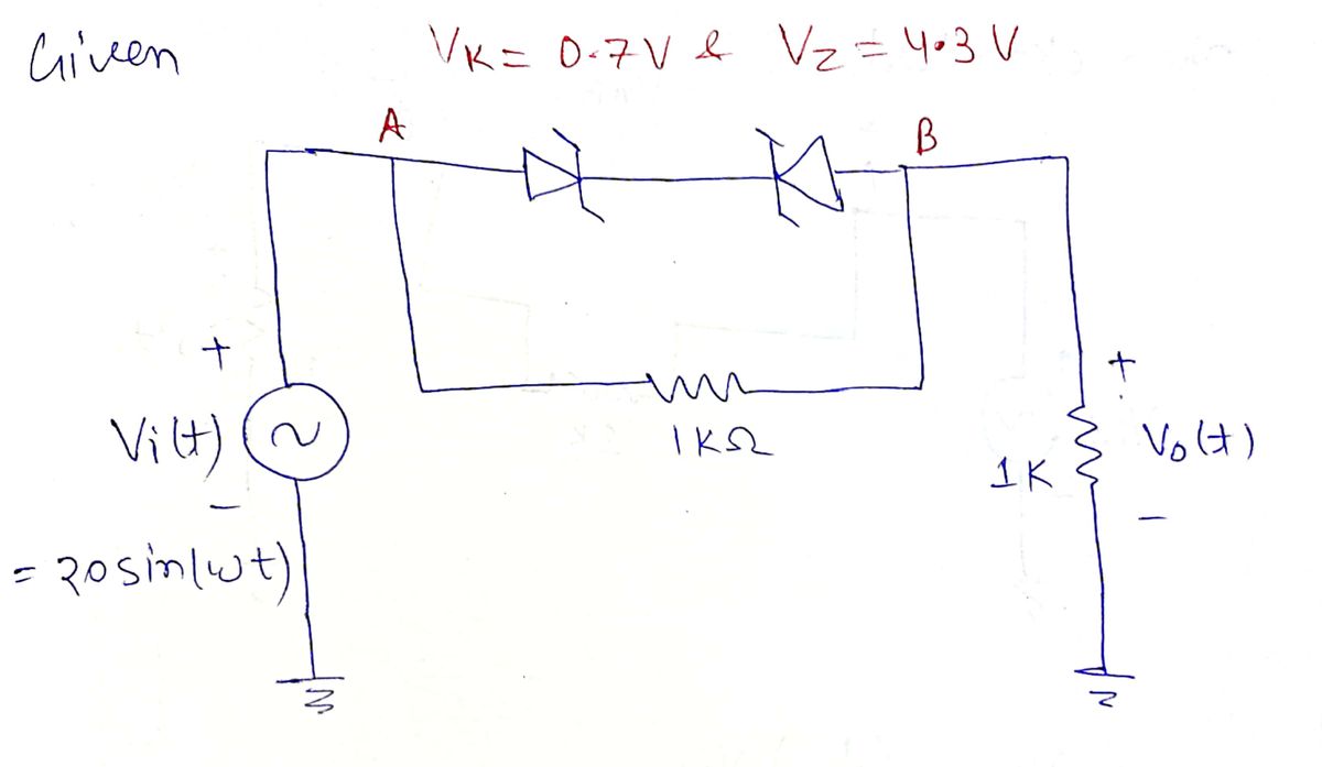 Electrical Engineering homework question answer, step 1, image 1